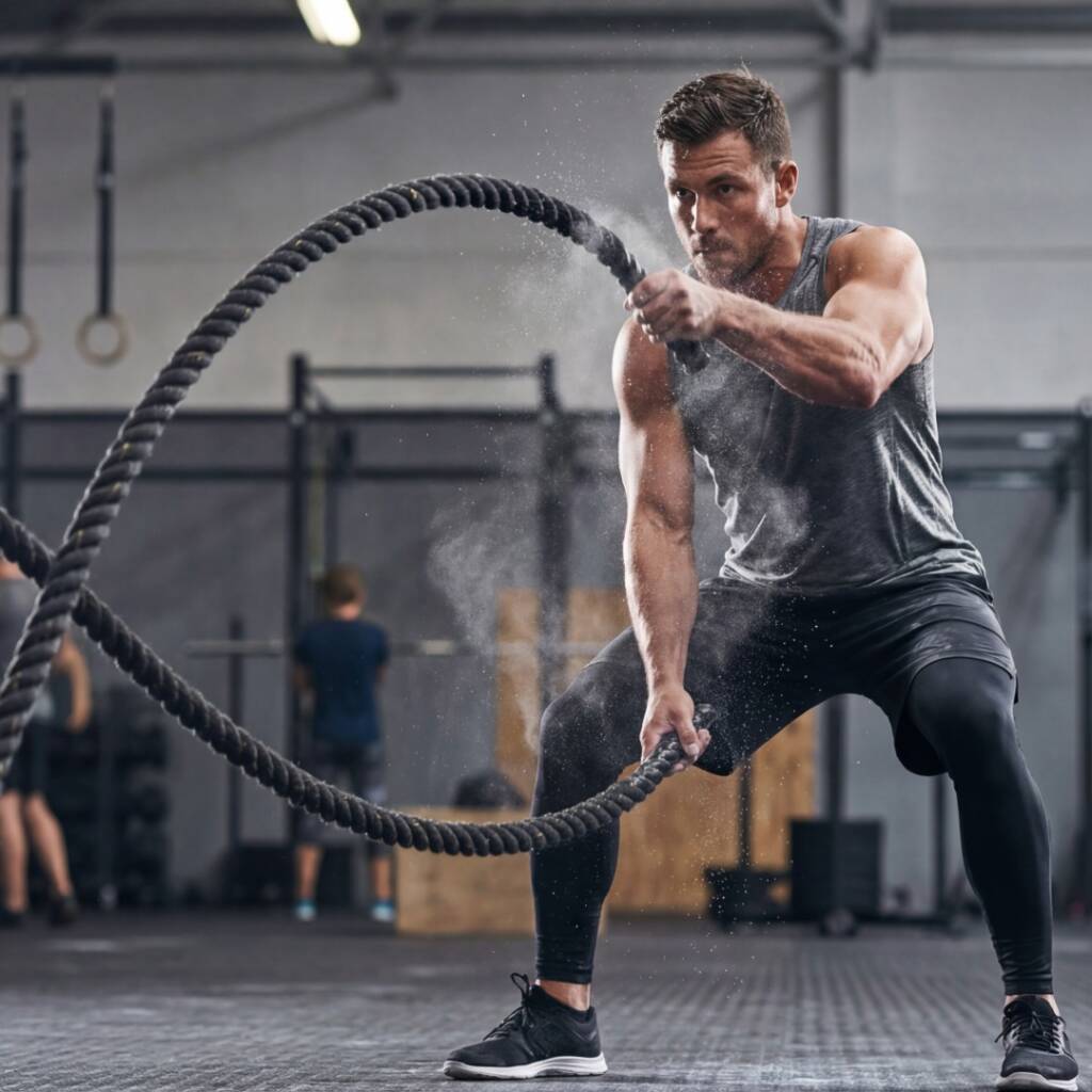 Gym-rope-exersice-strength